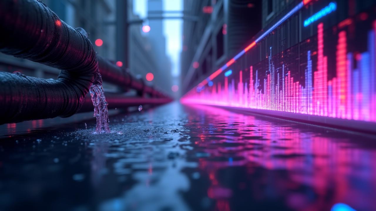 لوحة تحكم ذكية لمراقبة تدفق المياه واكتشاف التسريبات في الوقت الفعلي